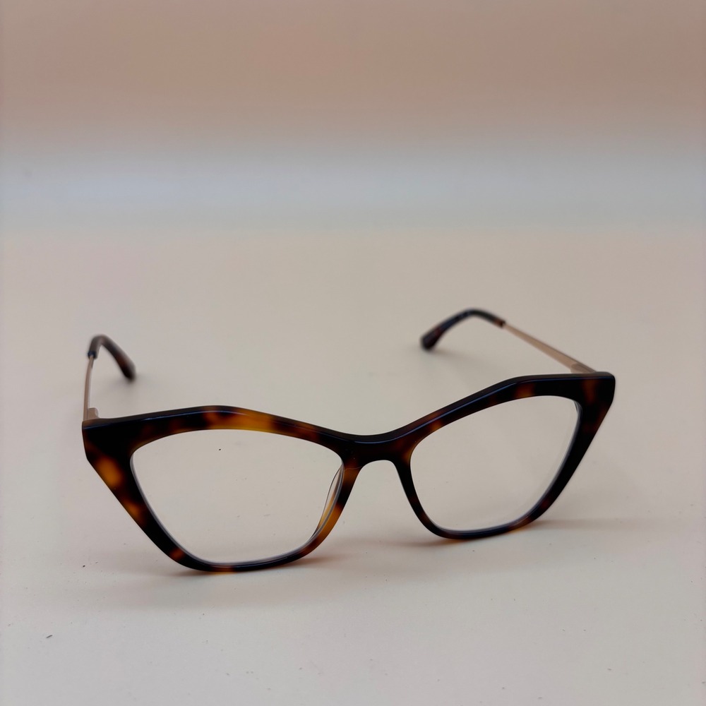 EyebuyDirect Tiffany C1 Tortoise Cat Eye Glasses Frames Women Gold 51-16-140